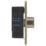 LAP  2-Gang 2-Way LED Dimmer Switch  Antique Brass with Colour-Matched Inserts