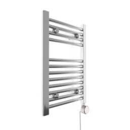 Terma 600mm x 400mm 409BTU Chrome Flat Electric Towel Radiator