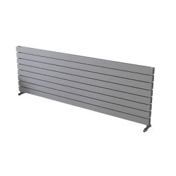 Ximax Oceanus 595mm x 1800mm 5922BTU Silver Horizontal Designer Radiator