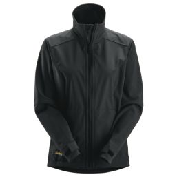 Snickers 1247 Womens Softshell Jacket Black Size 14-16