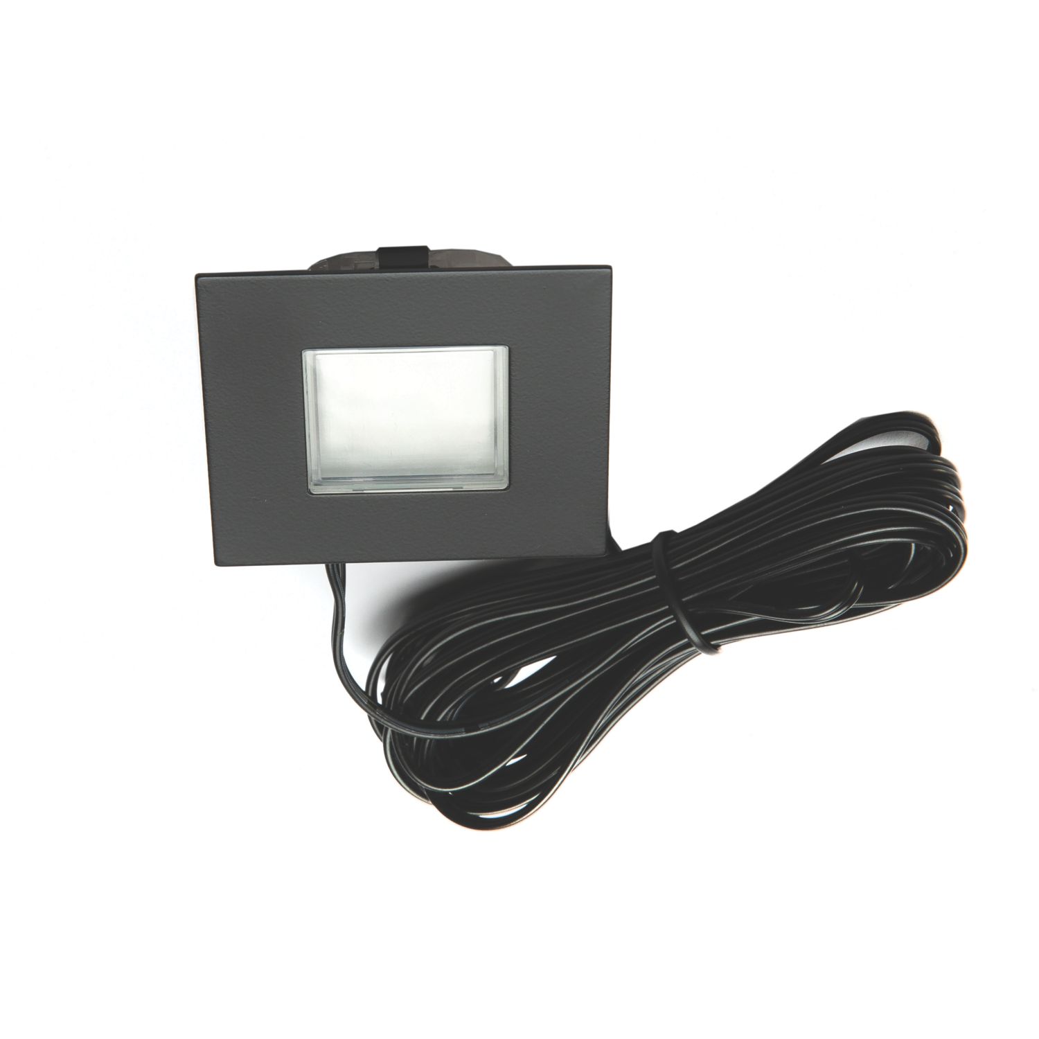VEW Strata Recessed Square LED Kitchen Plinth Light Black 0.18W 15lm (414TW)