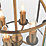 Quay Design Liberty 4-Light Pendant Antique Brass
