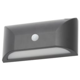 Coast Poole Outdoor LED Lighting With PIR Sensor Black 5W 300lm