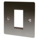LAP  1-Module Modular Faceplate Black Nickel