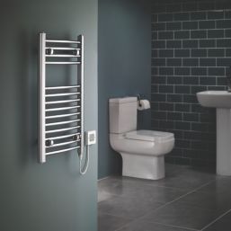 Flomasta flat discount thermostatic towel radiator