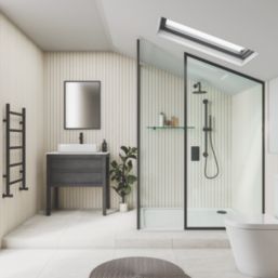 Fibo Scandi Wet Wall Panelling Slats Light Wood 2400mm x 600mm x 10.2mm