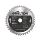 Evolution FW185TCT-40 Wood Circular Saw Blade 185mm x 25.4mm 40T
