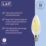 LAP  E14 Candle LED Light Bulb Clear 470lm 2.2W 2 Pack