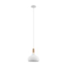 Eglo Sabinar Medium Shade Pendant Light White