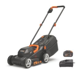 Worx WG730E 20V 1 x 4.0Ah Lithium PowerShare Brushless Cordless 30cm Push Lawn Mower