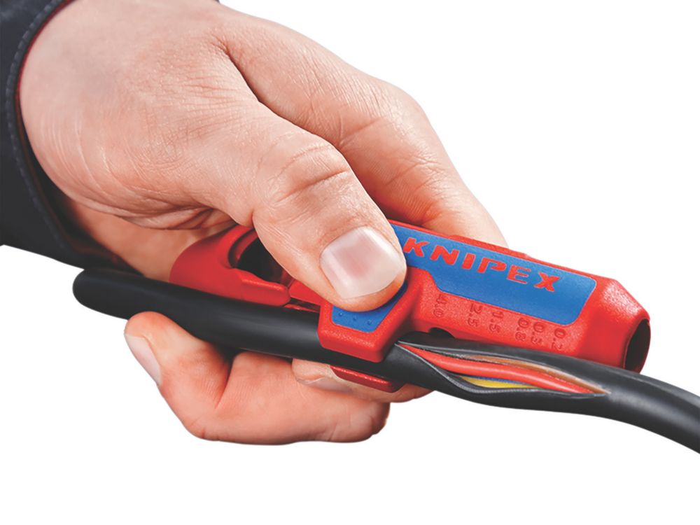 Knipex ErgoStrip Universal Left-Handed Stripping Tool 5.3 (135mm) -  Screwfix