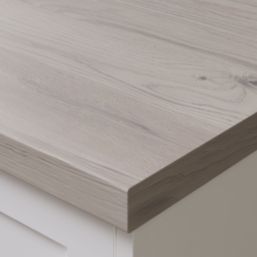 Wilsonart Gardenia Matt Grey Wood Effect Laminate Worktop 4100mm x 600mm x 38mm
