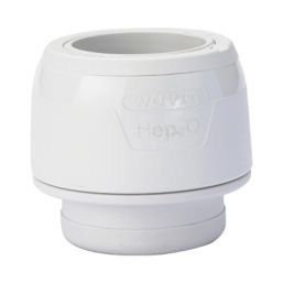 Hep2O  Plastic Push-Fit Keyless Stop End 28mm
