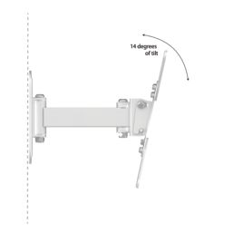 AVF MRL23W Extendable Tilt and Turn Monitor Wall Bracket Multi-Position Up to 39"