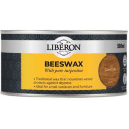 Liberon 500ml Dark Oak Wood Beeswax