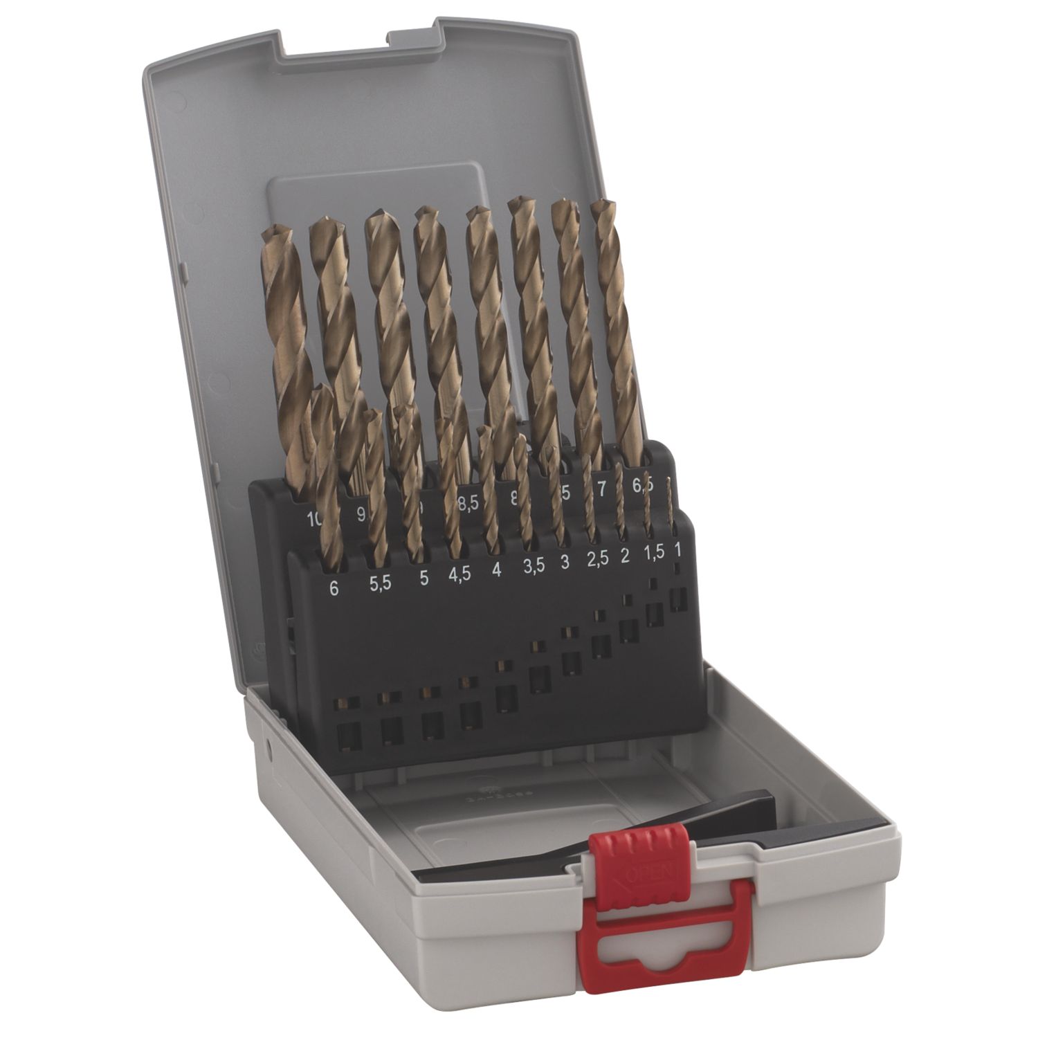 Bosch Twist Straight Shank Metal Drill Bit Set 19 Pieces (415TP)