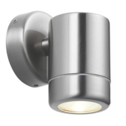 Saxby Odyssey Outdoor Wall Light Brushed Stainless Steel