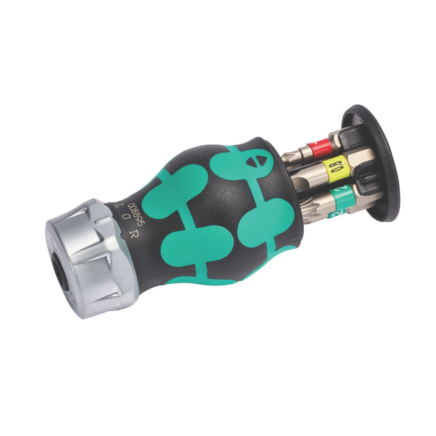 Wera Kraftform Kompakt Stubby Magazine RA 1 Interchangeable Ratchet Screwdriver Set 6 Pcs (415XX)