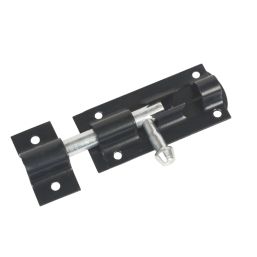 Tower Gate Bolt Black 80mm