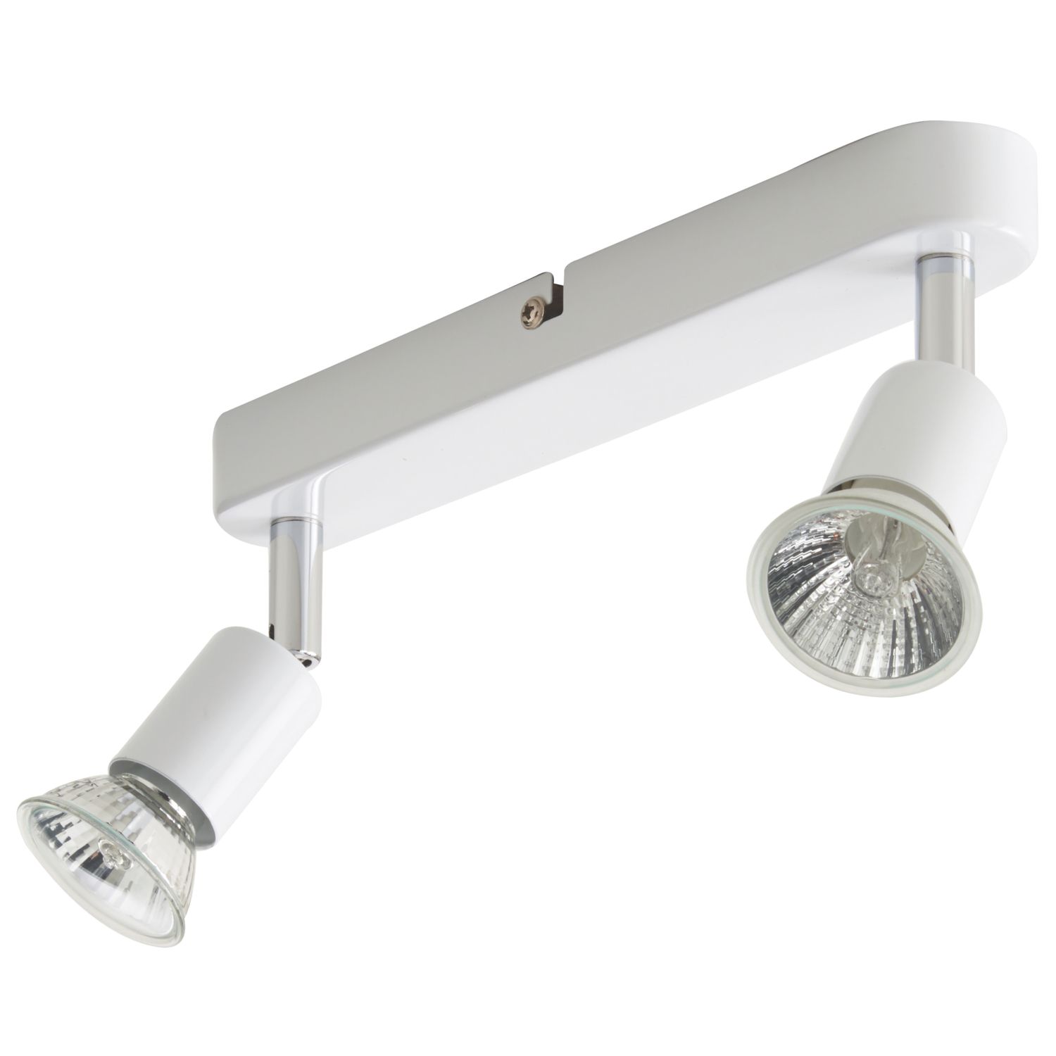 Essentials Sasha Rectangular 2-Light Spotlight White (4164V)