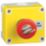 Hylec 1DE.01.03AG-SF Double Pole Mushroom Head Push-Button Isolator Switch NO/NC
