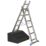Mac Allister  Aluminium 2.6m Combination Ladder