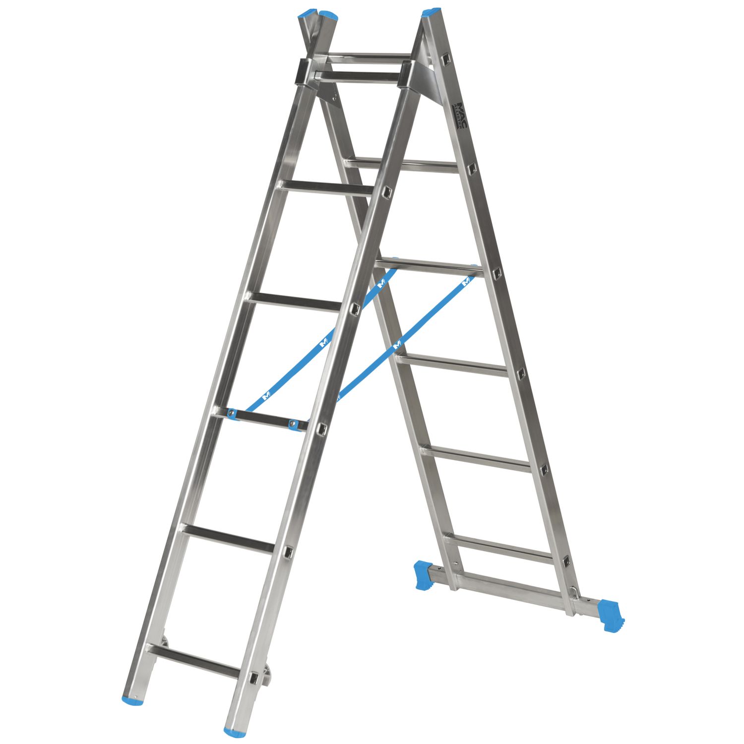 Mac Allister Aluminium 2.6m Combination Ladder (4165X)