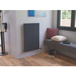 Ximax 900mm x 595mm 2038BTU Anthracite Vertical Designer Radiator