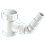McAlpine V33S Compression Domestic Appliance Tee Piece Connector White 40mm