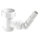McAlpine V33S Compression Domestic Appliance Tee Piece Connector White 40mm
