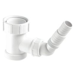 McAlpine V33S Compression Domestic Appliance Tee Piece Connector White 40mm