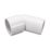 FloPlast Solvent Weld Conversion Bend 135° White 32mm 5 Pack