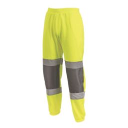Scruffs  Hi-Vis Joggers Yellow / Navy Medium 30" W 30" L