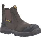 CAT  Size 6  Brown Waterproof Steel Toe Cap Safety Boots