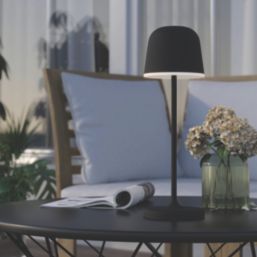 Eglo Mannera Rechargeable Battery LED Table Lamp Black 2.2W 200lm