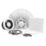 Xpelair AL100 4" Axial Inline Bathroom Shower Extractor Fan Kit  White/Chrome 220-240V