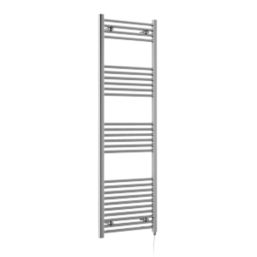 Terma 1600mm x 500mm 1705BTU Chrome Flat Electric Towel Radiator