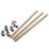 Rothley  Hardwood Handrail Kit Natural Driftwood 3600mm