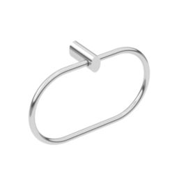 Essentials Polished Chrome Bathroom Accessories 4 Pack