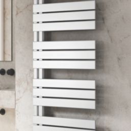 Reina 1124mm x 550mm 1834BTU White Flat Designer Towel Radiator