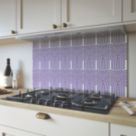 Wilsonart Arches Midnight Purple Splashback 900mm x 800mm x 4mm