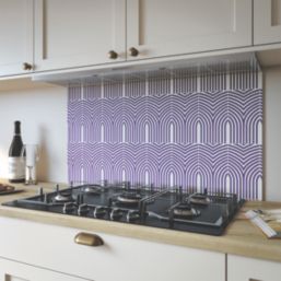 Wilsonart Arches Midnight Purple Splashback 900mm x 800mm x 4mm