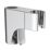 Swirl  Easy-Grip Slider Riser Rail Chrome 684mm