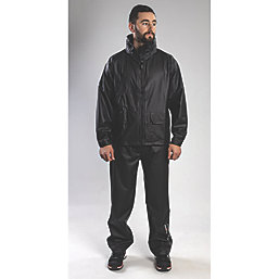 Helly Hansen Voss Waterproof Jacket Black Small Size 36" Chest