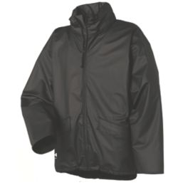 Helly Hansen Voss Waterproof Jacket Black Small Size 36" Chest