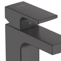 Hansgrohe Vernis Shape 70 Matt Black 127mm Cloakroom Lever Mono Basin Mixer Tap