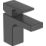 Hansgrohe Vernis Shape 70 Matt Black 127mm Cloakroom Lever Mono Basin Mixer Tap