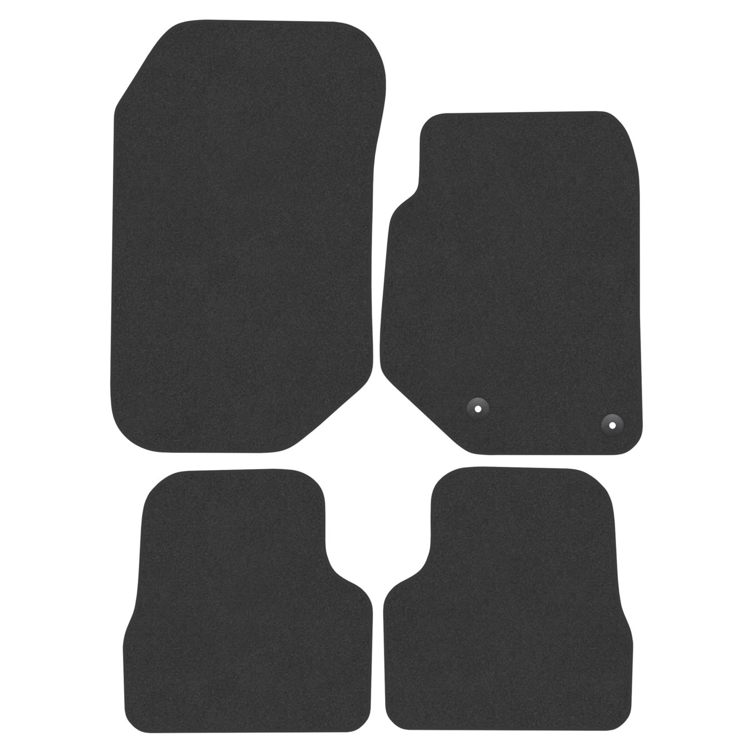 Car Mat Co. Vauxhall Corsa F 2020 on Carpet & Rubber Car Mats 4 Piece Set (416VV)