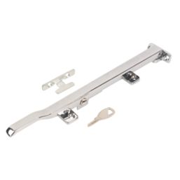 Smith & Locke Modern Locking Casement Stay Polished Chrome 260mm