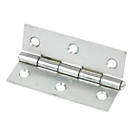 Zinc-Plated  Steel Loose Pin Hinges 76mm x 29mm 2 Pack